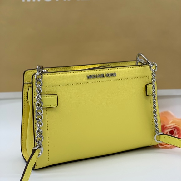 MICHAEL KORS RAYNE SM CROSSBODY SUNSHINE - Picture 15 of 16